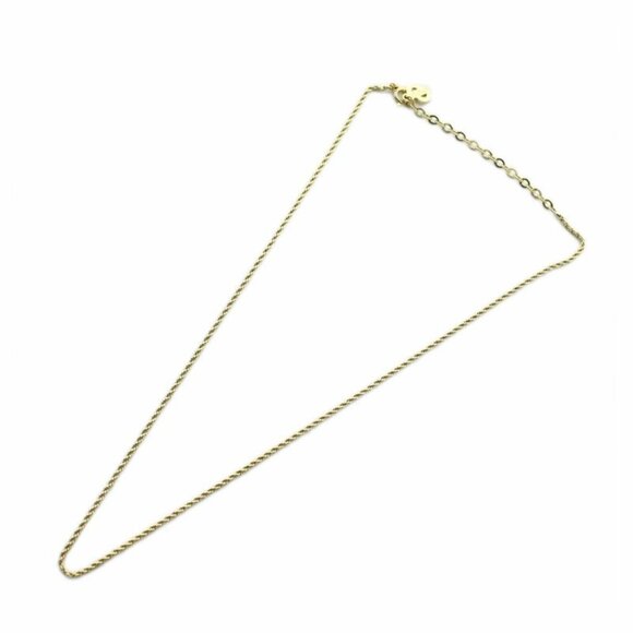 Dior Necklace Chain Only Logo Gold Mq Oh